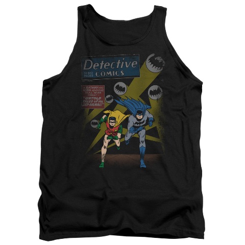Batman-Dynamic Duo - Adult Tank Top - Black- 2X