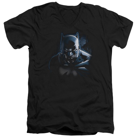 Batman-Dont Mess With The Bat - Short Sleeve Adult 30-1 Tee - Black, Extra Large