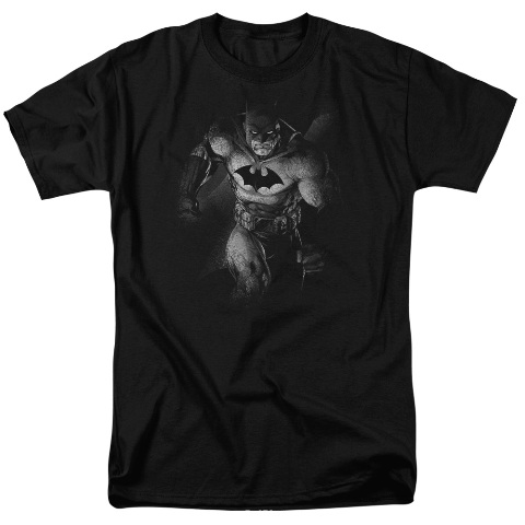 Batman-Materialized - Short Sleeve Adult 18-1 Tee - Black- 2X