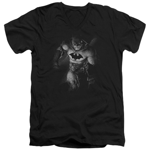 Batman-Materialized - Short Sleeve Adult 30-1 Tee - Black, 2X
