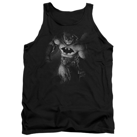 Batman-Materialized - Adult Tank Top - Black- Medium