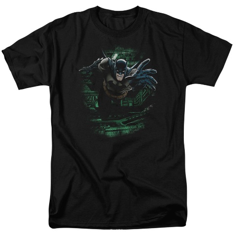Batman-Surprise - Short Sleeve Adult 18-1 Tee - Black- 3X