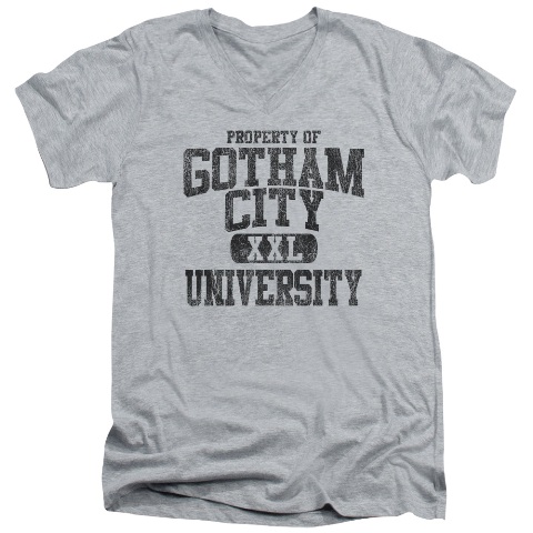 Batman GCU Short Sleeve Adult 30-1 Tee - Heather - Small