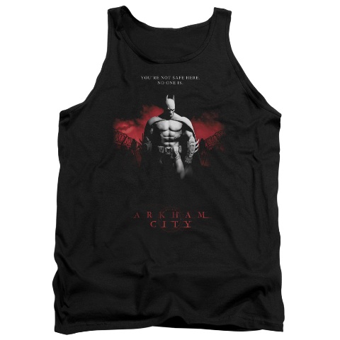 Arkham City-Standing Strong - Adult Tank Top - Black- Extra Large