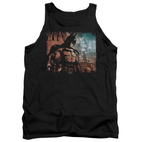 Arkham City-City Knockout - Adult Tank Top - Black, Medium