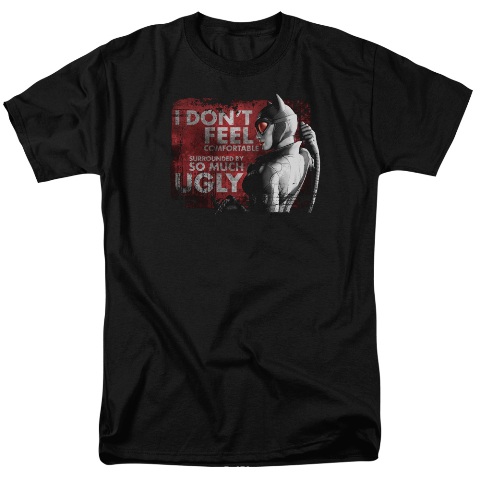 Arkham City-So Much Ugly - Short Sleeve Adult 18-1 Tee - Black- Small