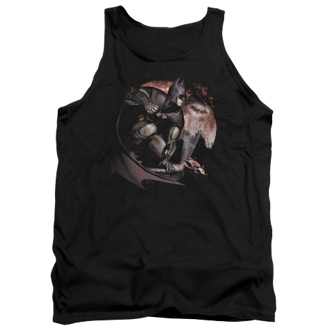 Arkham City-Blood Moon - Adult Tank Top - Black- Medium