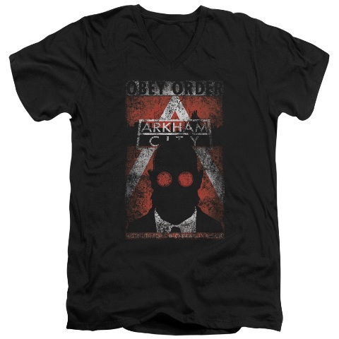 Arkham City-Obey Order Poster - Black- Small
