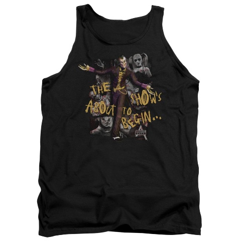 Arkham City-About To Begin - Adult Tank Top - Black- Medium