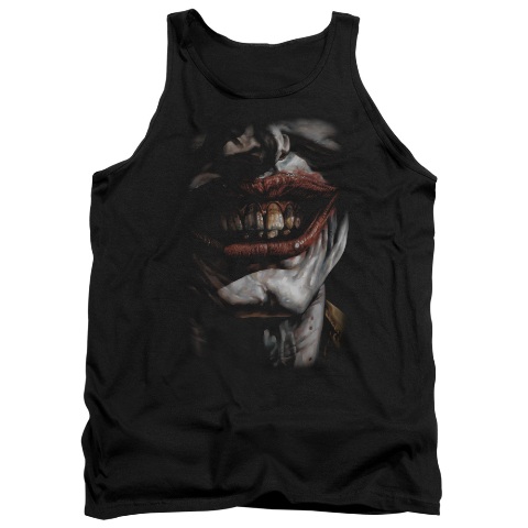 Batman-Smile Of Evil - Adult Tank Top - Black- Medium