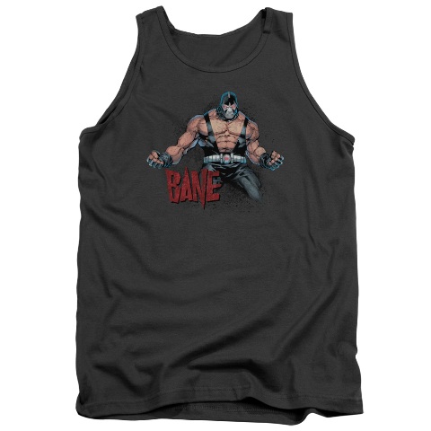 Batman-Bane Flex - Adult Tank Top - Charcoal- Large
