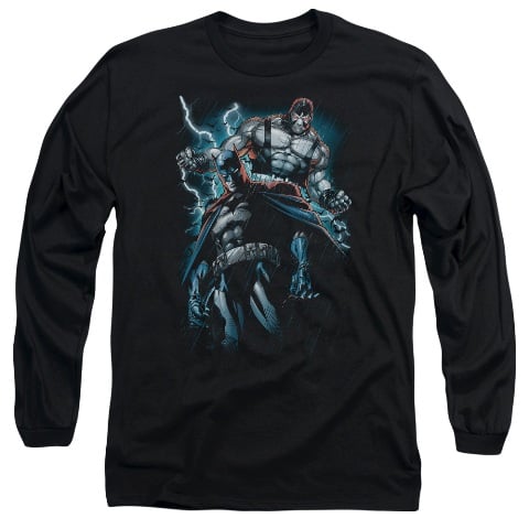 Batman-Evil Rising - Long Sleeve Adult 18-1 Tee - Black, 2X