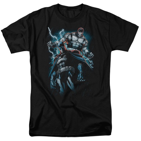 Batman-Evil Rising - Short Sleeve Adult 18-1 Tee - Black- Medium