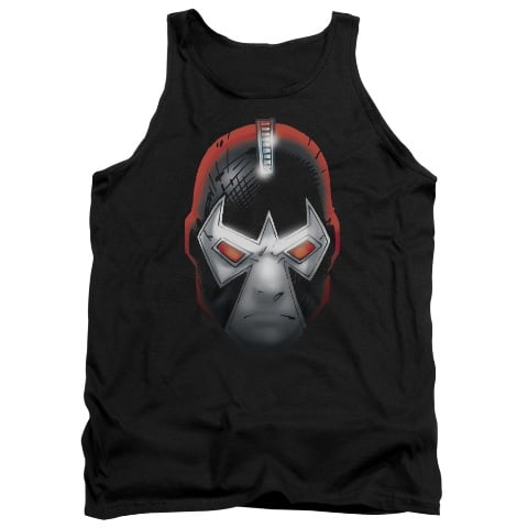 Batman-Bane Head - Adult Tank Top - Black- Small