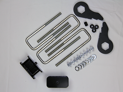 Front & Rear Lift Kit for Chevrolet 2003-2015 - 3 in. - Black