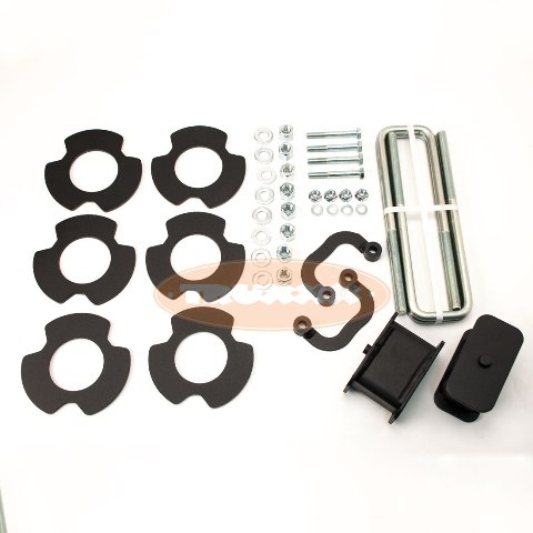 Lift Kit for 2007-2015 Chevrolet - 2.5 in. Front & 1 in. Rear - Black