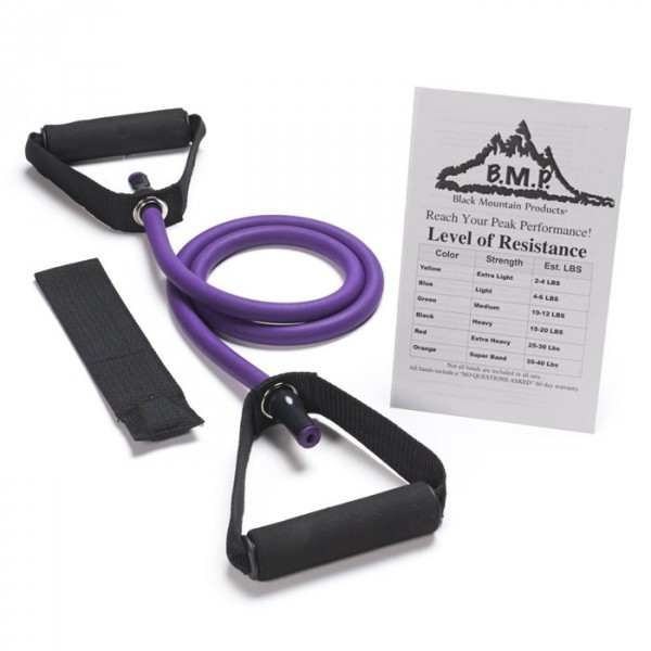 Picture of Black Mountain Products Purple L - A 45-50 lbs. Single Resistance Band&#44; Purple