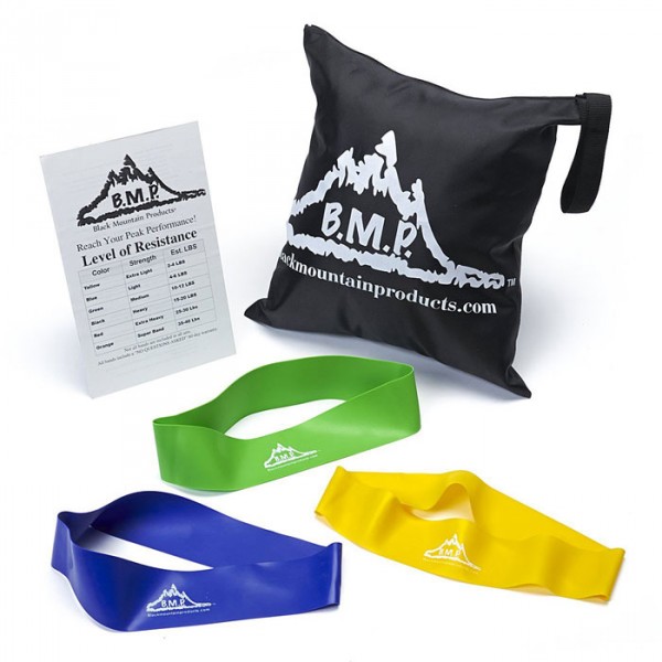 Picture of Black Mountain Products BMP Loop Bands 3 Resistance Loop Bands&#44; Set of 3