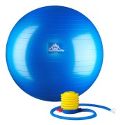 Picture of Black Mountain Products 55cm Blue Gym Ball 55 cm. Static Strength Exercise Stability Ball- Blue