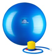 85 cm. Static Strength Exercise Stability Ball, Blue