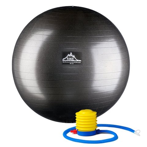 55 cm. Professional Grade Exercise Stability Ball, Black