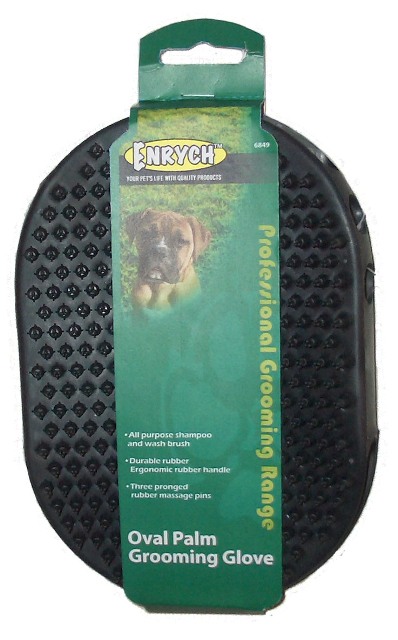 Picture of Enrych 6849 Rubberized Pet Grooming Glove- Green