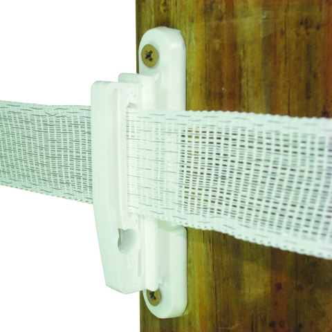 Picture of Field Guardian 102343 Wood Post - 2 in. Polytape Nail on Insulator- White