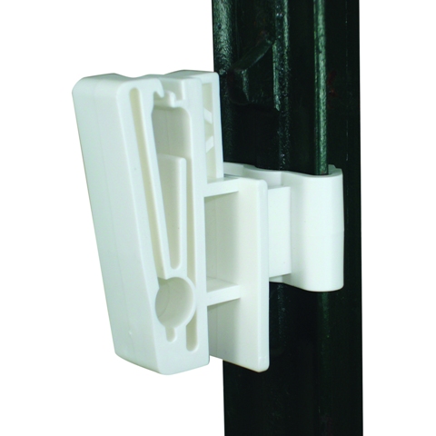 Picture of Field Guardian 102364 T Post - 2 in. Polytape or 0.37 in. Rope Insulator- White