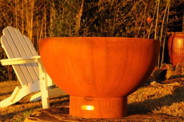 36 in. Crater Match Lit Fire Pit, Propane