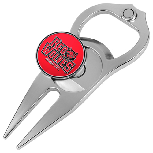 Picture of Hat Trick Openers 6 In 1 Golf Divot Tool - Arkansas State Red Wolves