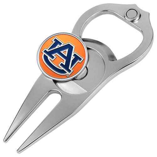 Picture of Hat Trick Openers 6 In 1 Golf Divot Tool - Auburn Tigers