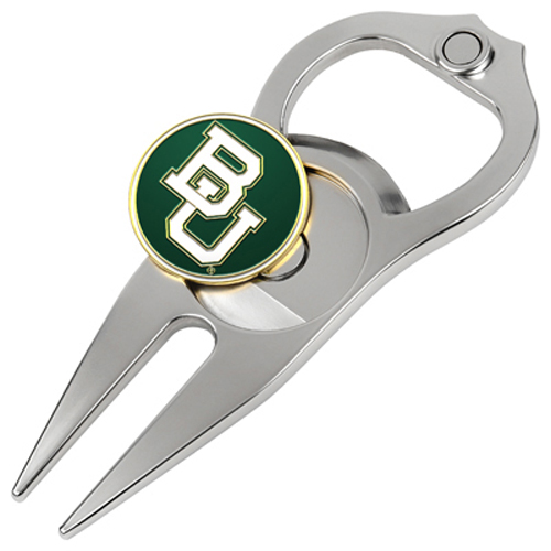 Picture of Hat Trick Openers 6 In 1 Golf Divot Tool - Baylor Bears