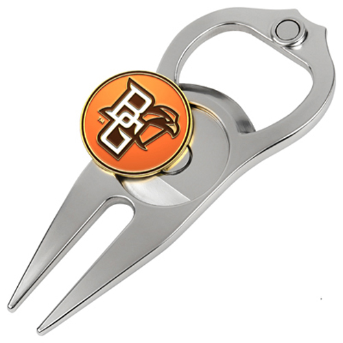 Picture of Hat Trick Openers 6 In 1 Golf Divot Tool - Bowling Green State Falcons