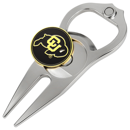 Picture of Hat Trick Openers 6 In 1 Golf Divot Tool - Colorado Buffaloes