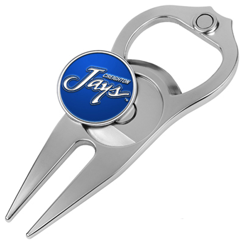 Picture of Hat Trick Openers 6 In 1 Golf Divot Tool - Creighton Bluejays