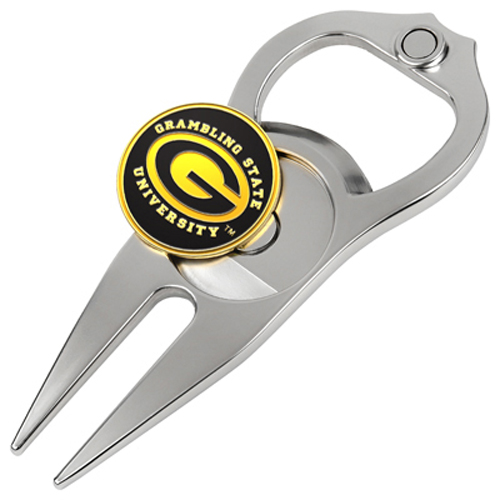 Picture of Hat Trick Openers 6 In 1 Golf Divot Tool - Grambling State Tigers