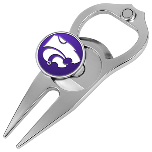Picture of Hat Trick Openers 6 In 1 Golf Divot Tool - Kansas State Wildcats