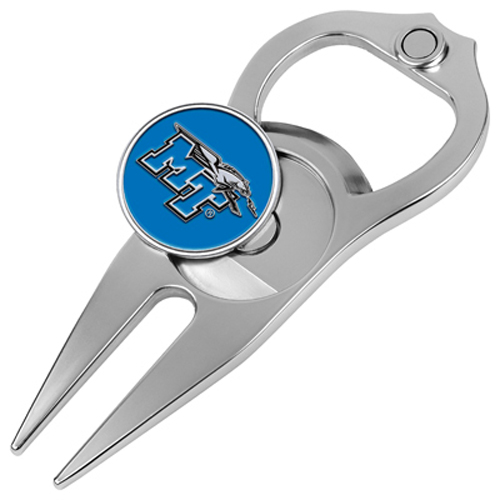 Picture of Hat Trick Openers 6 In 1 Golf Divot Tool - Middle Tennessee State Blue Raiders