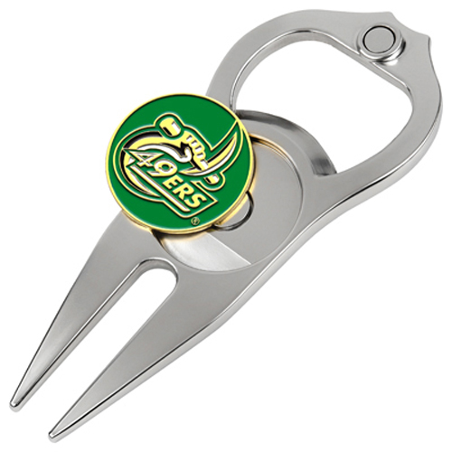 Picture of Hat Trick Openers 6 In 1 Golf Divot Tool - North Carolina Charlotte Forty-Niners