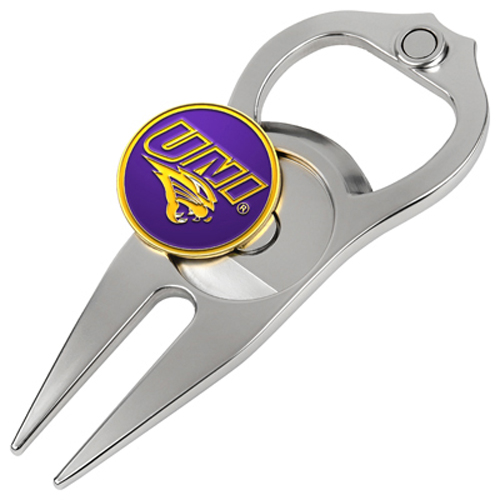Picture of Hat Trick Openers 6 In 1 Golf Divot Tool - Northern Iowa Panthers