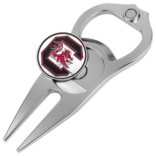 Picture of Hat Trick Openers 6 In 1 Golf Divot Tool - South Carolina Gamecocks