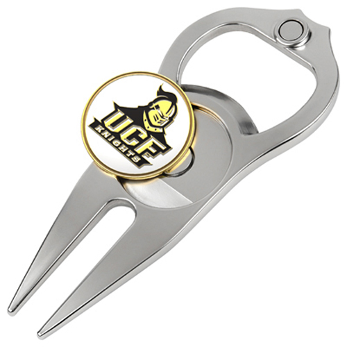 Picture of Hat Trick Openers 6 In 1 Golf Divot Tool - Central Florida Knights