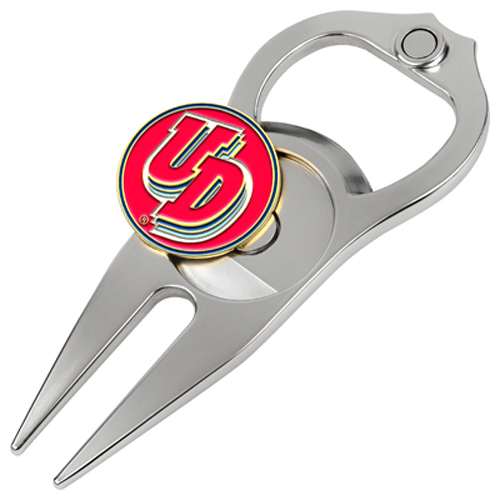 Picture of Hat Trick Openers 6 In 1 Golf Divot Tool - Dayton Flyers