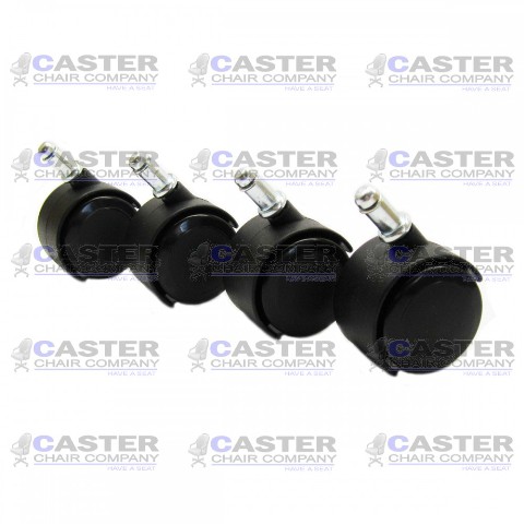 Picture of Caster Chair Company 2.25 in. Polyurethane Replacement Casters - Black- Set Of 4
