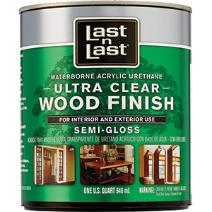 Picture of Absolute Coatings 14004 1 Quart&#44; Semi Gloss Ultra Clear Last N Last Waterborne Wood