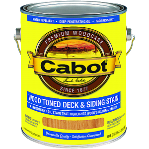 Picture of Cabot 13004 1 Gallon- Heartwood Wood Toned Deck & Siding Stain
