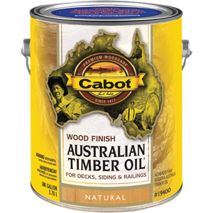 Picture of Cabot 81000 1 Gallon&#44; Natural Australian Timber Oil Wood Finish&#44; Reduced Water