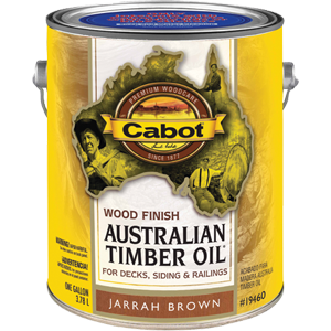 Picture of Cabot 81010 1 Gallon&#44; Jarrah Brown Australian Timber Oil Wood Finish&#44; Reduced Water