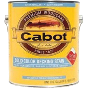Picture of Cabot 11880 1 Gallon&#44; Redwood Solid Color Decking Acrylic Stain