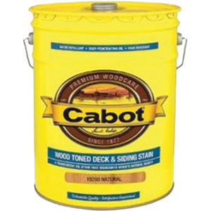 Picture of Cabot 19200 5 Gallon&#44; Natural Wood Toned Deck & Siding Stain Oil Modified Resin